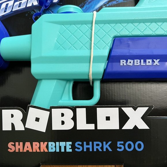 NERF Gun Super Soaker Roblox SharkBite SHRK 500 Summer Game Toy NEW - Picture 6 of 6